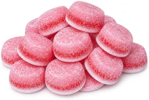 Dulceplus Tartitas de Fresa y Nata – Golosinas Blandas Azucaradas, Chuches Rojas y Blancas para Fiestas, Cumpleaños y Candy Bar, Bolsa Familiar|B0H5T78364