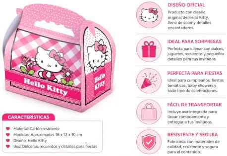Caja Sorpresa Hello Kitty – Pack de 25 Unidades para Cumpleaños, Fiestas Infantiles, Dulces y Regalos|B0H5CDP1H4