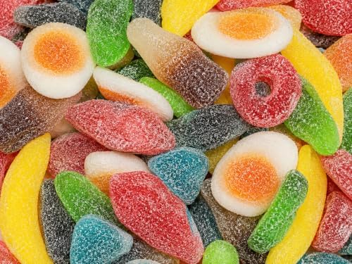 Burmar Mixto Grande Azúcar 1 kg – Surtido de Gominolas Grandes Azucaradas con Formas Variadas y Sabores Frutales, Chuches Blandas Sin Gluten y Sin Lactosa, Ideal para Fiestas|B0H63FHW9Q