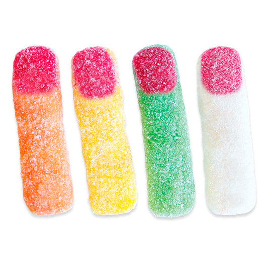 Fini Dedos Pica 250 Unidades | Gominolas Ácidas con Azúcar en Forma de Dedos | Golosinas Sabor Frutal para Fiestas, Candy Bar y Hostelería
