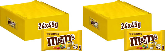 M&M's Bolitas de Colores de Cacahuete con Chocolate con Leche 24 u x 45g – imagen 2