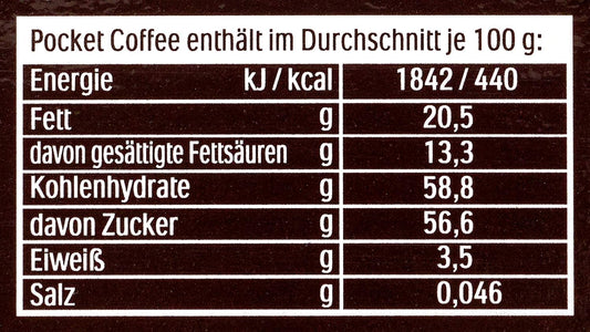 Pocket Coffee T5 – Pack de 12 Estuches (60 Bombones de Café)