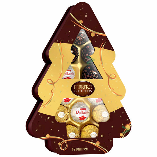 Ferrero Collection Árbol de Navidad – Bombones Surtidos, 129 g