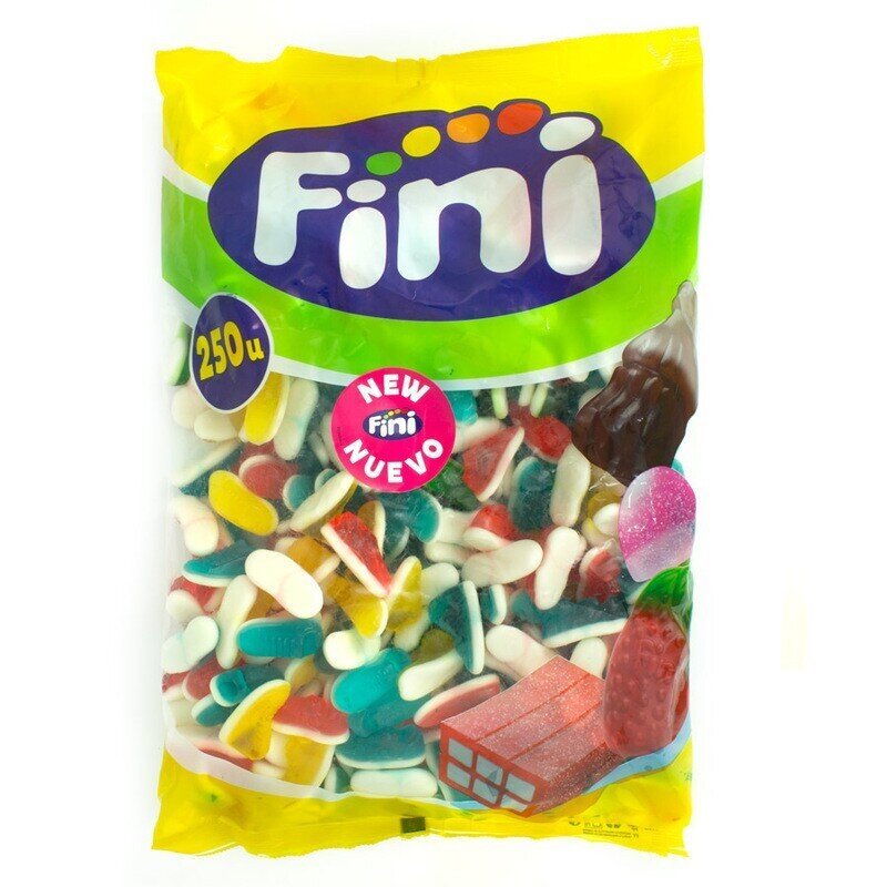 Zapatos Fini bote 250 unidades gominolas chuches granel Golominas
