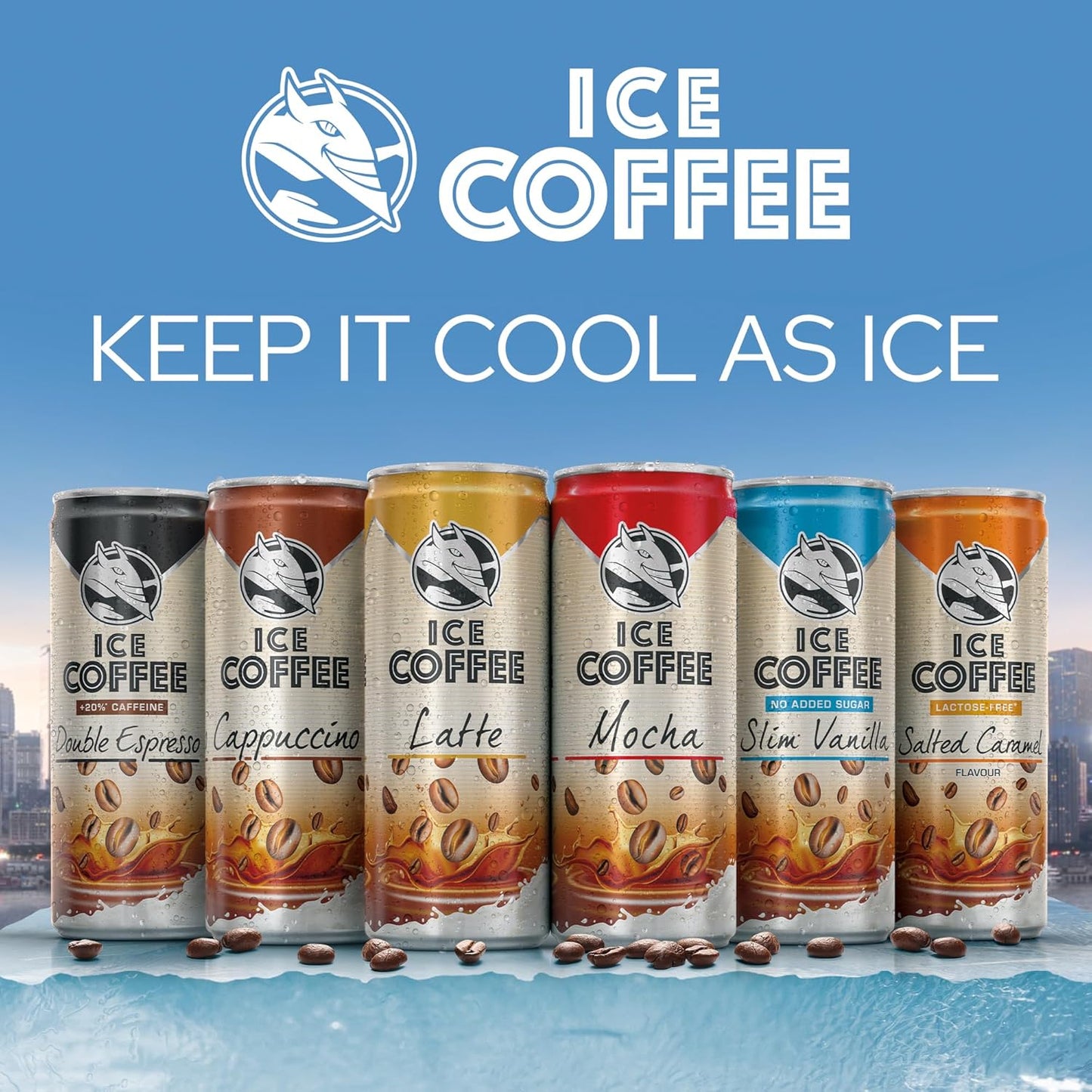 Hell Ice Coffee Cappuccino – Pack 24 latas 250ml