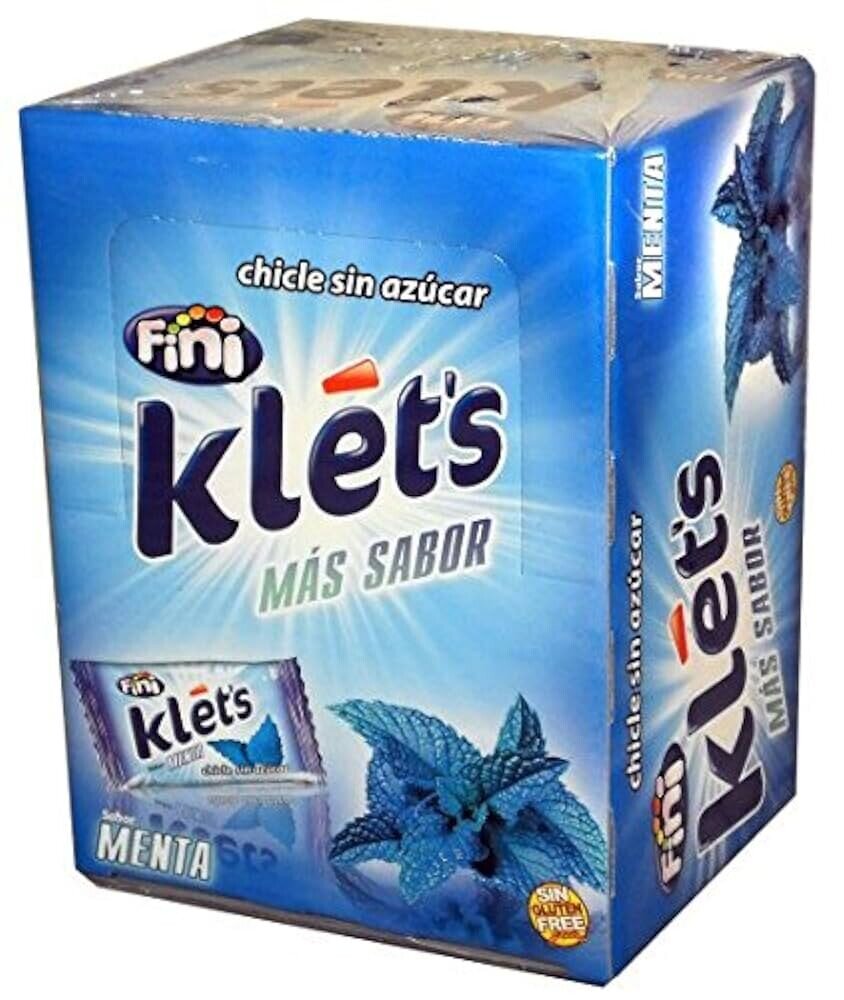 Chicle Klets Menta 200 unidades chicles granel al por mayor Golominas