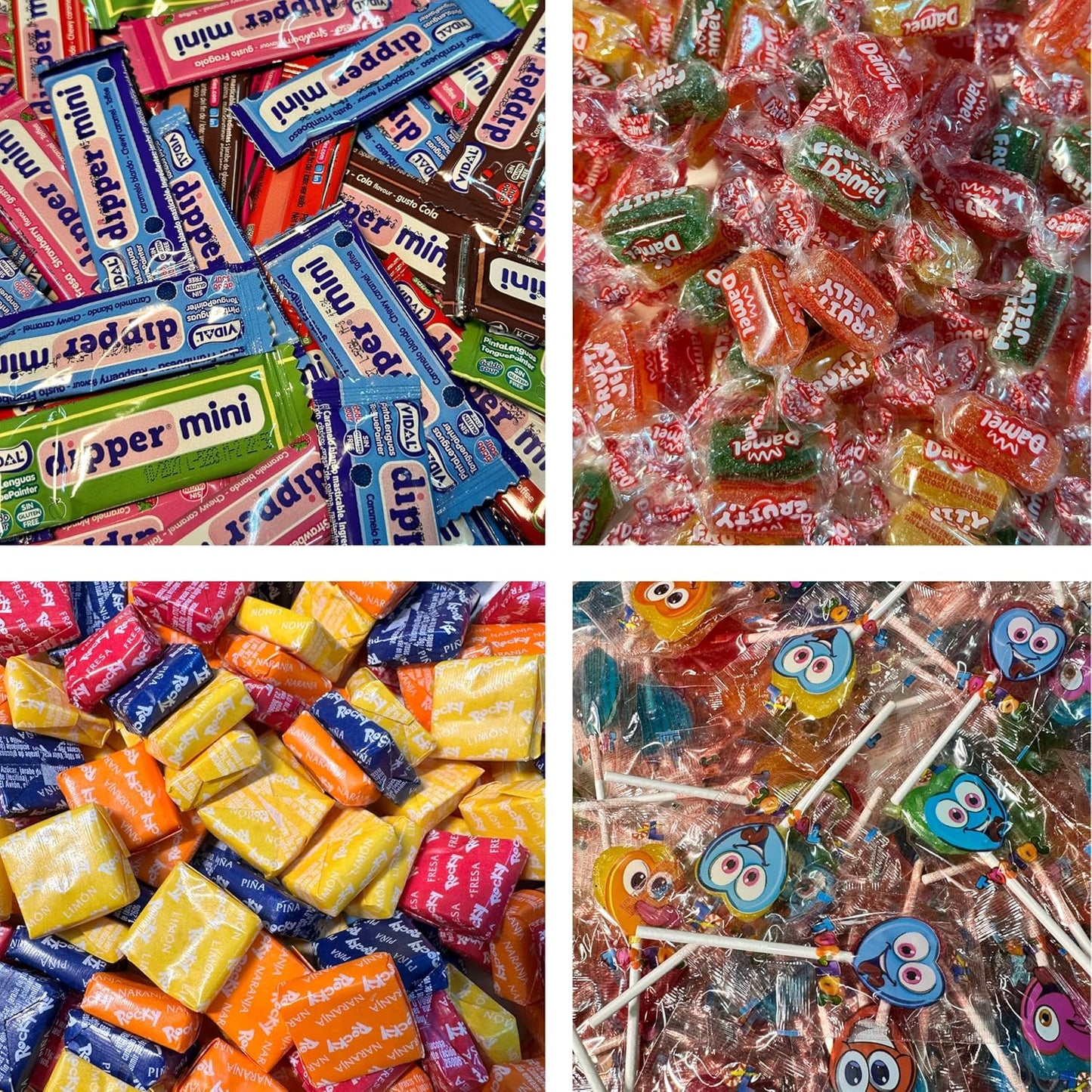 Chuches para Cumpleaños y Piñatas – Mega Pack 200 Golosinas Surtidas Envueltas Individualmente
