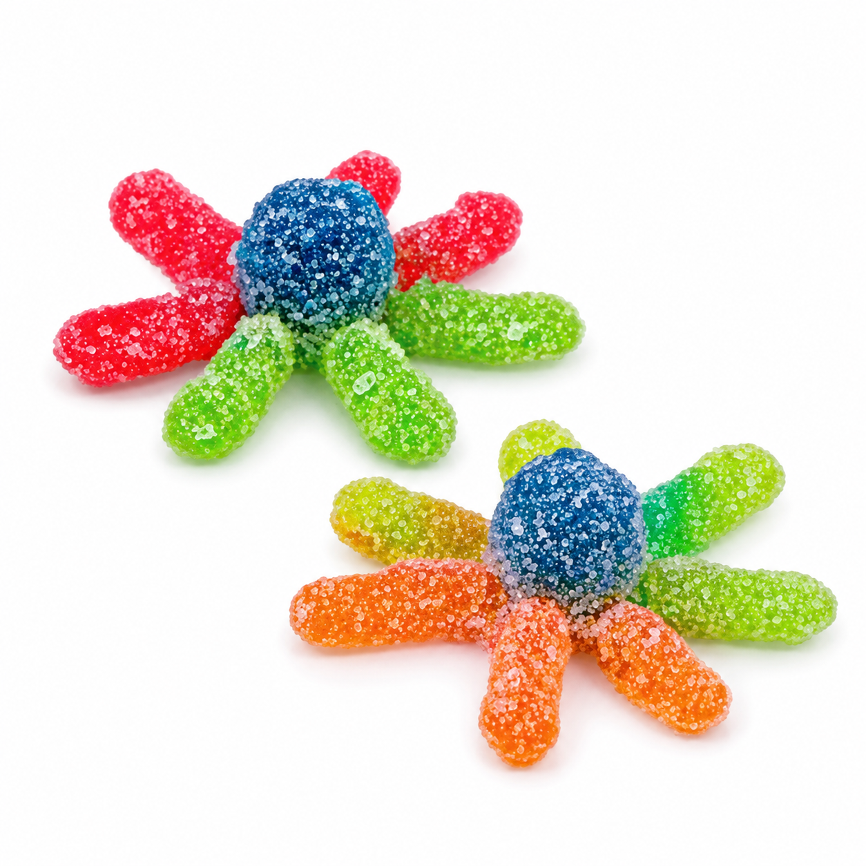 Fini Pulpos Pica 250 Unidades | Gominolas Ácidas Multicolor con Azúcar | Bolsa Ahorro para Fiestas, Cumpleaños y Candy Bar