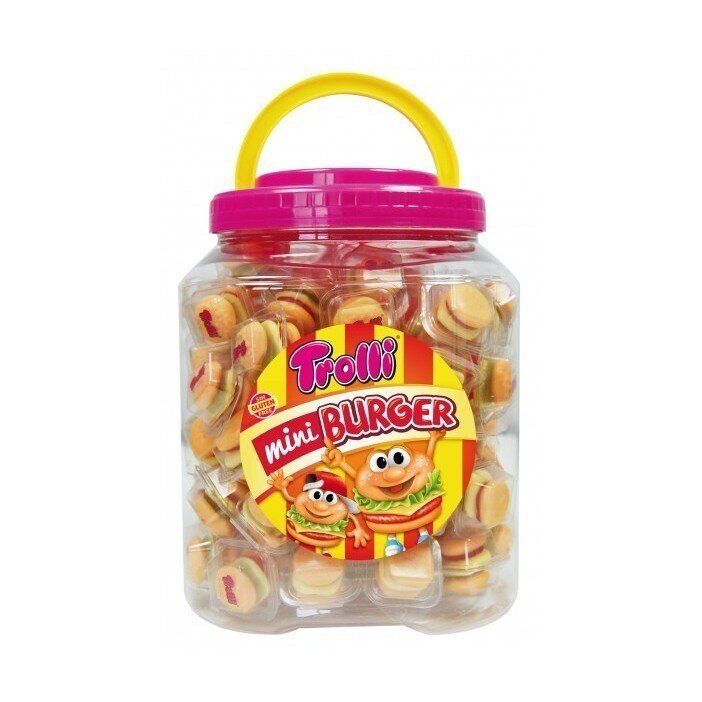 Trolli Mini Burger 90 unidades gominolas hamburguesa chuches Golominas