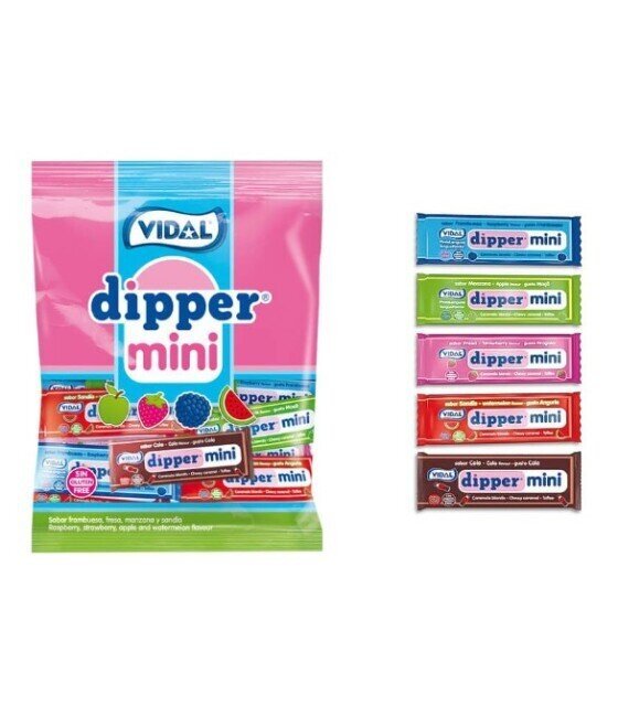 Pack Dipper Mini Vidal 14 bolsas 14x60g pica pica mojar Golominas