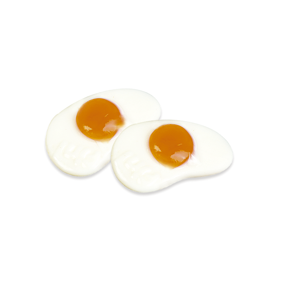 Fini Huevos Fritos 250 Unidades | Gominolas Blandas con Forma de Huevo y Sabor Dulce | Chuches para Fiestas, Candy Bar y Hostelería