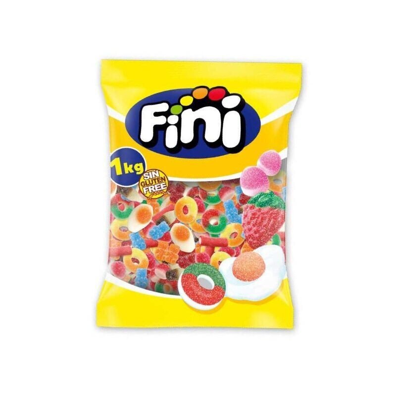 Fini Sour Little Mix gominolas ácidas surtidas 1kg granel Golominas