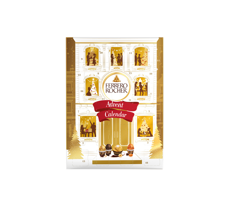 Calendarios de adviento de chocolate Kinder y Ferrero