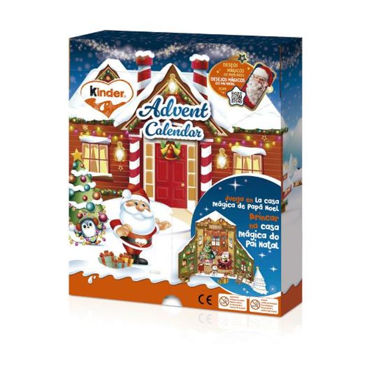 Calendario de Adviento Kinder La Casa Mágica de Papá Noel – 213 g