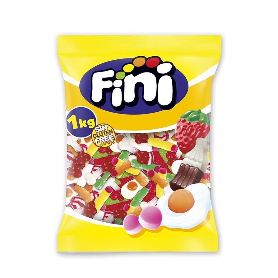 Cinema Mix Fini bolsa 1kg surtido gominolas dulces granel Golominas
