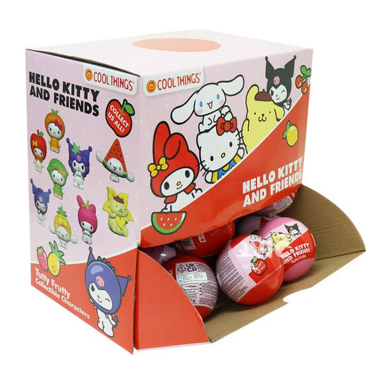Pack 5 Bolas Hello Kitty and Friends Tutty Frutty Figura Sorpresa