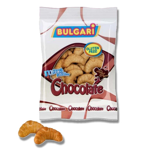 Nubes croissant cacao Bulgari bolsa 80 unidades marshmallow Golominas