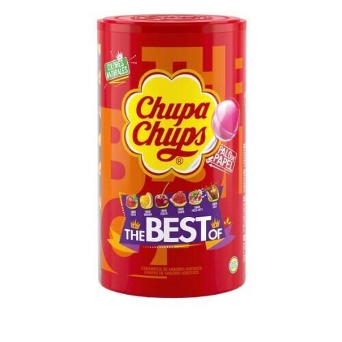 Chupa Chups bote 100 unidades surtidos piruletas granel Golominas
