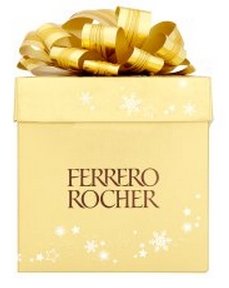 Ferrero Rocher Special Gold Gift Cube – 18 Bombones, 225 g