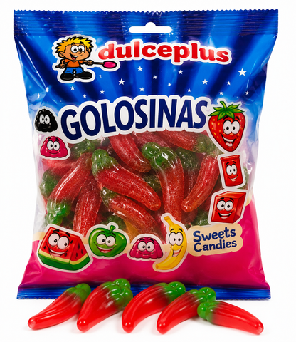Dulceplus Guindillas Rojas Picantes 1kg