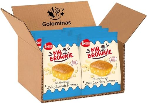 Mr Brownie Blondies chocolate blanco pack 12 bolsas merienda Golominas