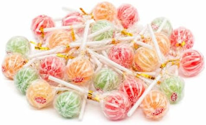 Gerio Mini Pops 200 Piruletas de Frutas Surtidas – Chupachups Mini de Sabores Variados, Caramelos con Palo Envueltos Individualmente, Ideales para Fiestas, Piñatas, Mesas Dulces y Celebraciones|B0H5WMLJQ8