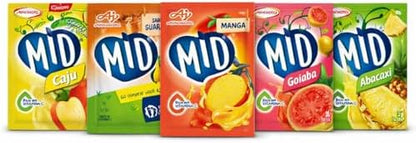 MID bebida en polvo mix tropical pack 5 cajas 15 sobres Golominas
