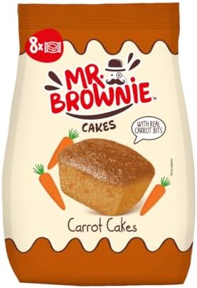 Mr Brownie Carrot Cakes pack 12 unidades tarta zanahoria Golominas