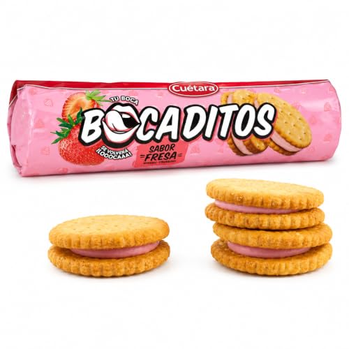 Paquete individual de Cuétara Bocaditos fresa 150 g