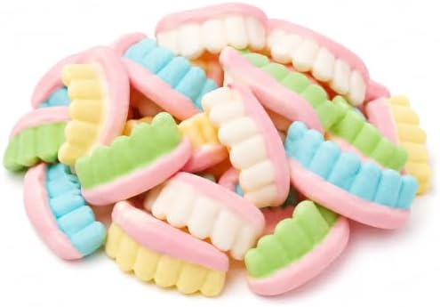 Dulceplus Dentaduras Foam – Golosinas Blandas de Nube con Forma de Dentadura, Chuches de Espuma Multicolor para Fiestas, Cumpleaños y Candy Bar, Bolsa Familiar|B0H5TCB9LC