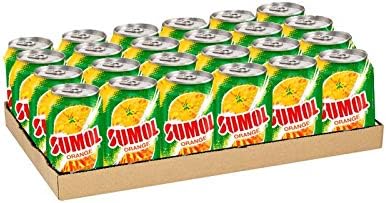 Sumol zumo naranja con gas pack 24x33cl refresco portugués Golominas