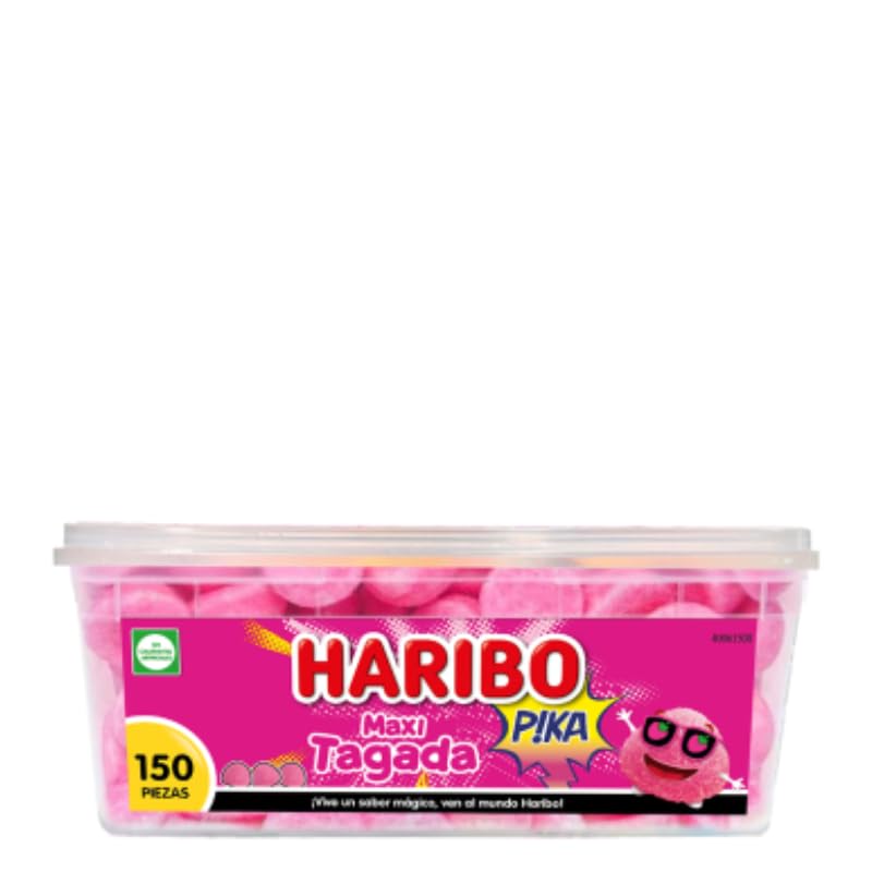 HARIBO Maxi Tagada PIKA bote de 150 piezas