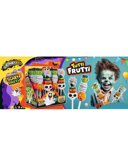 Diseños surtidos de las piruletas Mallow Scary Party