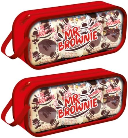 Mr Brownie estuche porta snacks brownies 400g regalo Golominas