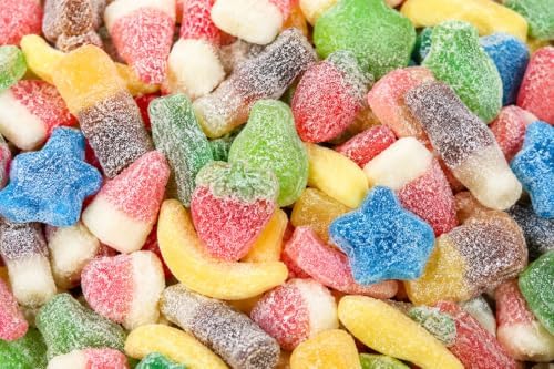 Burmar Mini Mix Ácido 1 kg – Surtido de Mini Chuches Pica con Sabores Frutales, Gominolas Blandas Azucaradas con Formas Variadas, Sin Gluten, Ideal para Fiestas, Cumpleaños, Piñatas y Candy Bar|B0H63VV2FY