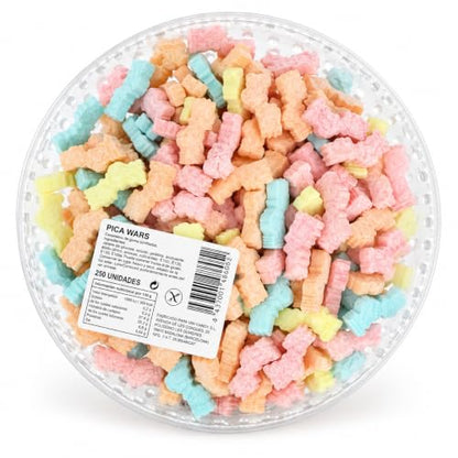 Pica Wars caramelos de colores