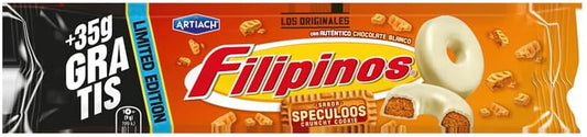 Filipinos Speculoos galletas pack 12x128g galleta belga con chocolate Golominas