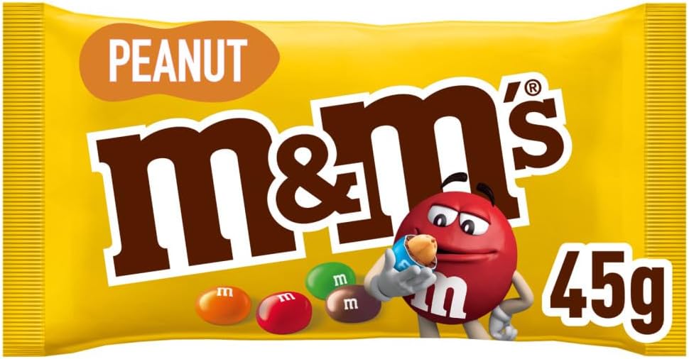 M&M's Peanuts Snack  (24 x 45g)