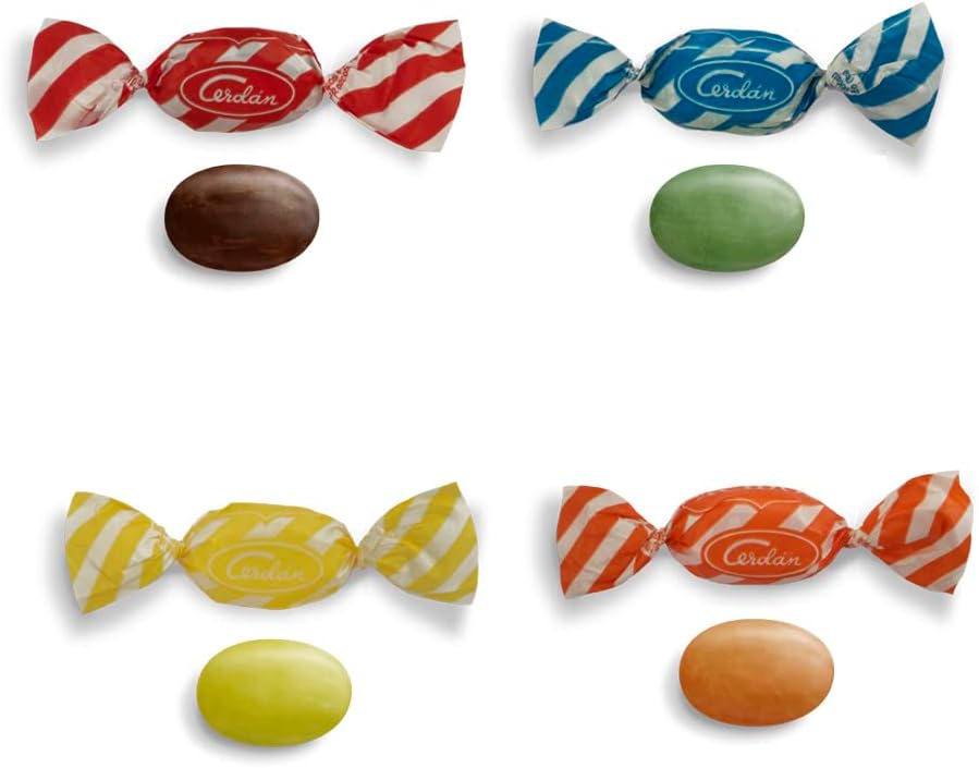 Caramelos Cerdán - Caramelos Ácidos de Sabores Surtidos | Bolsa de 300 Unidades (1kg)