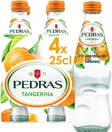 Agua Mineral con Gas sabor Mandarina pack 4x25cl