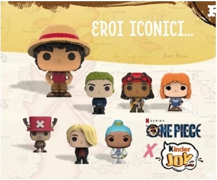 Kinder Joy One Piece x Funko – Caja de 36 Huevos Sorpresa