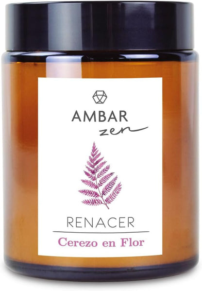 Pack de Aromatización Cerezo en flor Frambuesa, Ciruela, Flor de Azahar y Uva- Spray 225ml,Esencia Humidificador 50ml y Mikado 40ml +vela aromatica Fragancia para el Hogar Aromaterapia