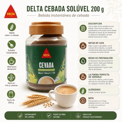 Taza de bebida de cebada Delta Cafés