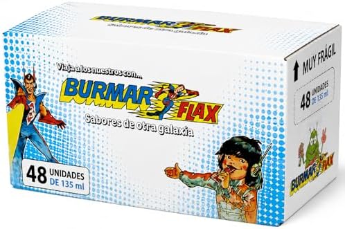 Burmar Flax Polos Helados Sabores Surtidos Pack de 48 x 135 ml | Ice Pops Congelables de Frutas | Helados Refrescantes para Niños y Adultos | Total 6,48 L|B0H2B6SKCT