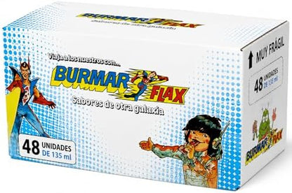 Burmar Flax Polos Helados Sabores Surtidos Pack de 48 x 135 ml | Ice Pops Congelables de Frutas | Helados Refrescantes para Niños y Adultos | Total 6,48 L|B0H2B6SKCT