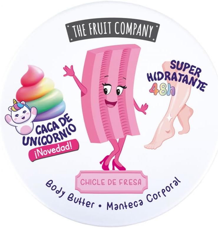 Pack de 2 Mantecas Corporales The Fruit Company chicle de fresa