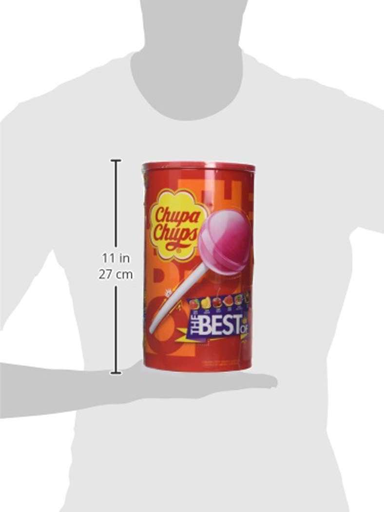 Chupa Chups Original – Tubo Icon Pack 100 Unidades (12 g cada uno)