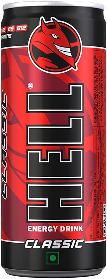 HELL ENERGY Bebida clásica  (250 ml x 24)