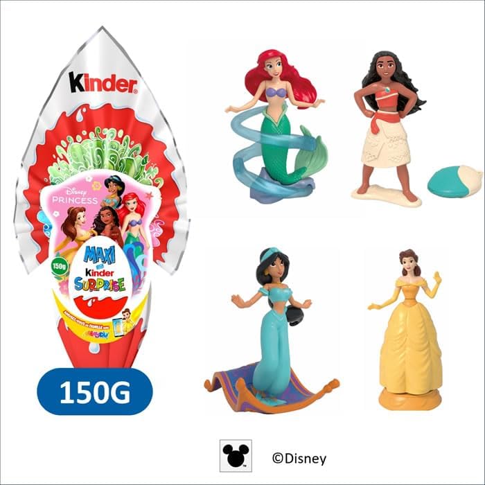 Kinder Gran Sorpresa Pascua 2026 – Huevo de Chocolate Grande con Sorpresa (150g) – Edición Especial Barbie – Regalo Ideal para Niñas y Niños en Semana Santa 11cm de huevo kinder