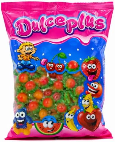 Dulceplus Melocotolas Brillo 1 Kg – Gominolas Sabor Melocotón con Forma de Melocotón, Golosinas Blandas y Brillantes, Chuches para Candy Bar, Fiestas y Celebraciones|B0H5QTVQF8